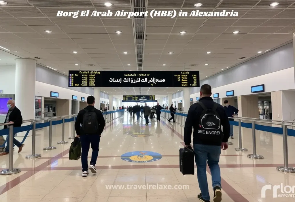 Borg El Arab Airport (HBE) in Alexandria
